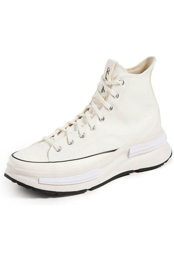 Run Star Legacy CX High Platform Unisex Shoes Size 6.5, Color: Egret/Black/White