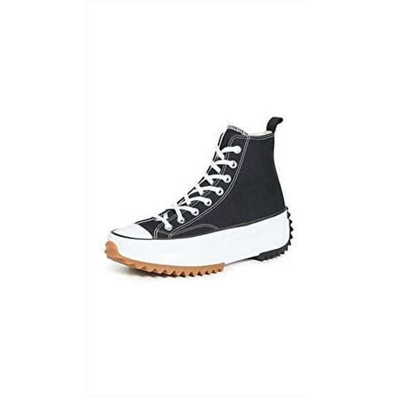 Converse Run Star Hike Hi Sneakers, Black/White/Gum, 6 US Women/4.5 US Men
