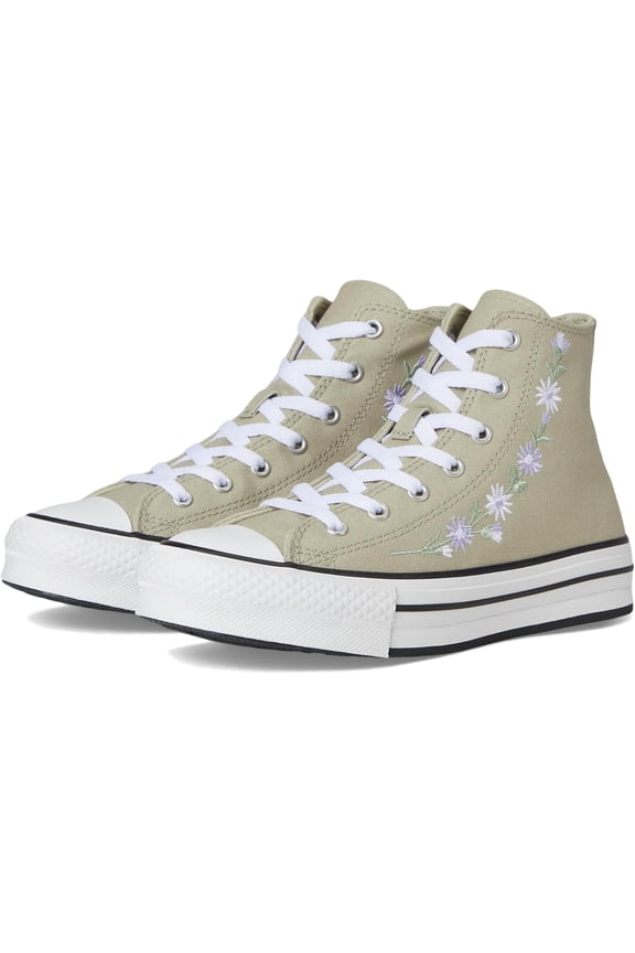 Unisex-Child Chuck Taylor All Star Eva Lift Platform Florals (Big Kid)