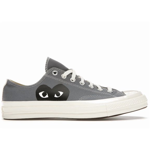 Converse Unisex Chuck Taylor All Star 70 Ox Comme des Garcons PLAY Grey Shoes, from StockX