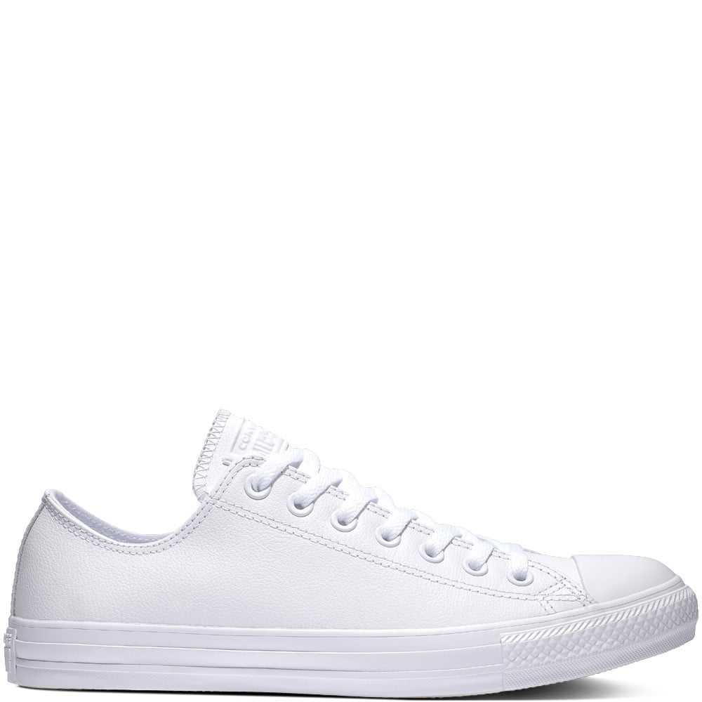 hektar hø Shinkan Converse Unisex Chuck Taylor All Star Leather Low Top - Walmart.com