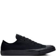 Converse Chuck Taylor All Star Canvas Low Top Sneaker, Black Monochrome ,5.5 mens_us/7.5 womens_us