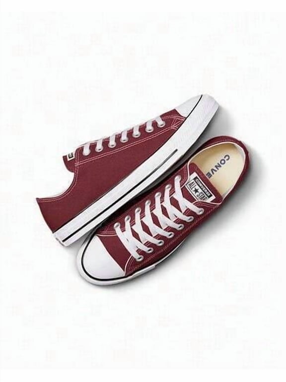Unisex Chuck Taylor All Star Ox Low Top Maroon Sneakers SIZE M5/W7