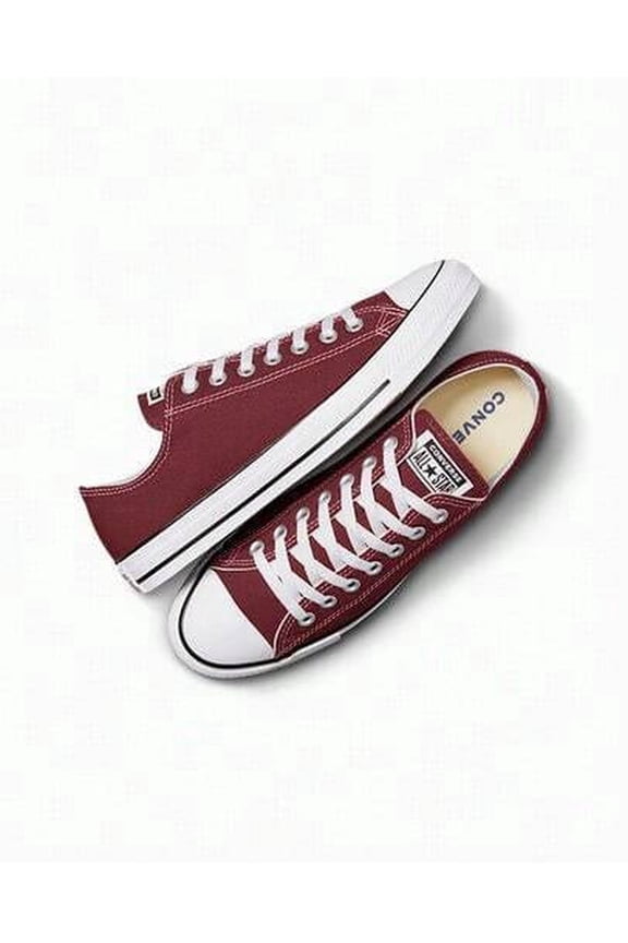 Unisex Chuck Taylor All Star Ox Low Top Maroon Sneakers SIZE M6/W8