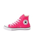 thumbnail image 1 of Converse Unisex Chuck Taylor All Star Seasonal Colour High Top Sneakers, Chaos Fuchsia, Size 3, 1 of 5