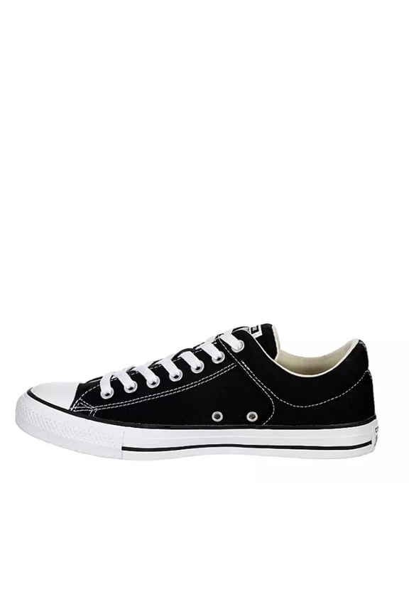 Unisex Chuck Taylor High Street Canvas Sneaker - Lace up Closure Style - Black White 11.5