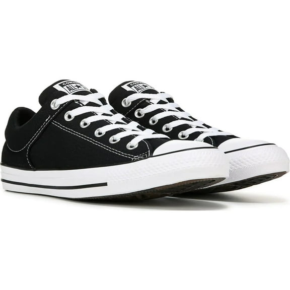 Converse Unisex Chuck Taylor High Street Canvas Sneaker - Lace up Closure Style - Black White 12