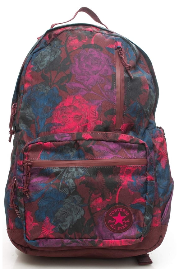 Unisex Graphic Print Go Backpack (Burgundy/Magenta)