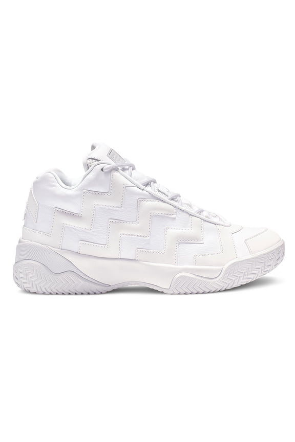 Voltage Mid Ladies Triple White Leather High Top Sneakers 10