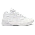 thumbnail image 1 of Converse Voltage Mid Ladies Triple White Leather High Top Sneakers 5.5, 1 of 6