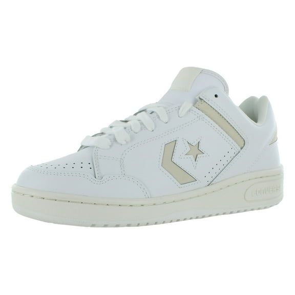 Converse Weapon Ox Unisex Shoes Size 11.5, Color: White/Egret/Vintage White
