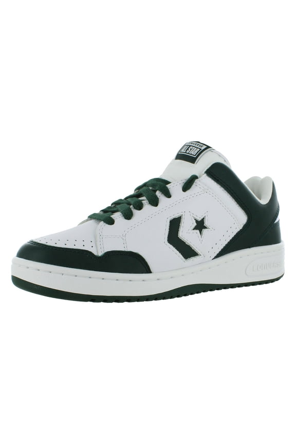 Weapon Oxford Unisex Shoes Size 9.5, Color: White/Deep Emerald/White