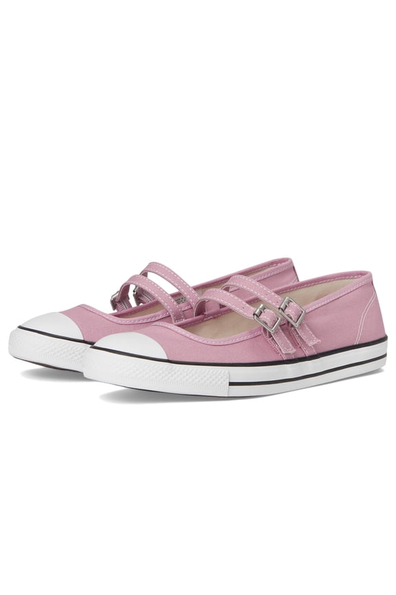 Women's Chuck Taylor All Star Dainty Mary Jane Loafer Flat, Cliffside Rose/White/Black, 10