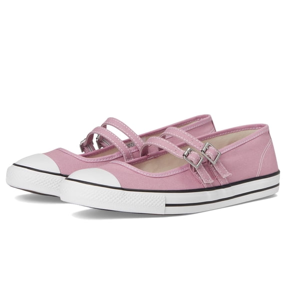 Converse Women's Chuck Taylor All Star Dainty Mary Jane Loafer Flat, Cliffside Rose/White/Black, 9