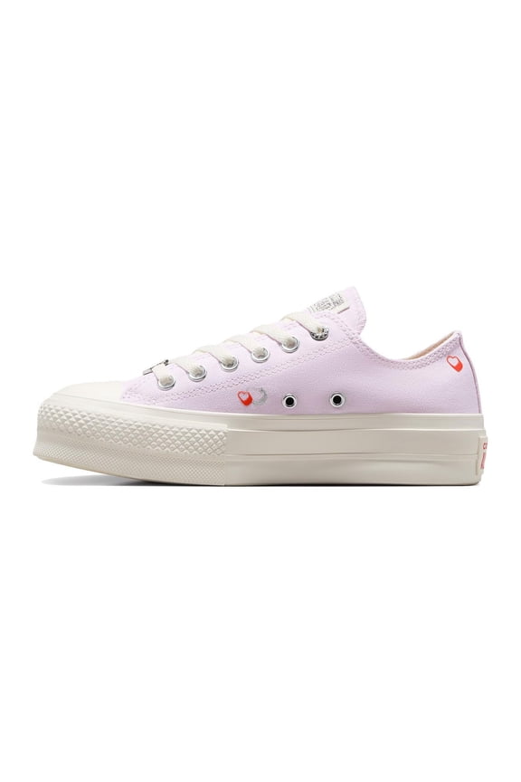 Women's Chuck Taylor All Star Lift Platform Ox, Lilac Daze/Egret/Fever Dream, Size 8.5