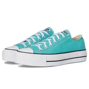Converse Womens Chuck Taylor All Star Lift Platform-Ox Sneaker, Archive Sea Green/White/Black, 7