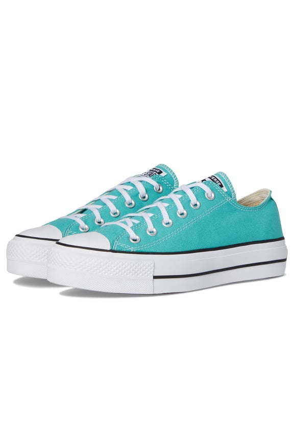Women's Chuck Taylor All Star Lift Platform-Ox Sneaker, Archive Sea Green/White/Black, 9