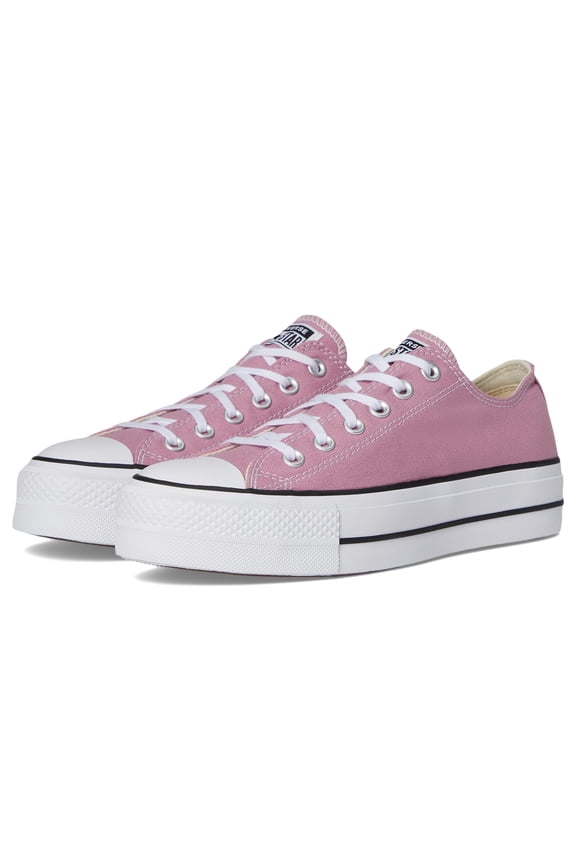 Women's Chuck Taylor All Star Lift Platform-Ox Sneaker, Cliffside Rose/White/Black, 8