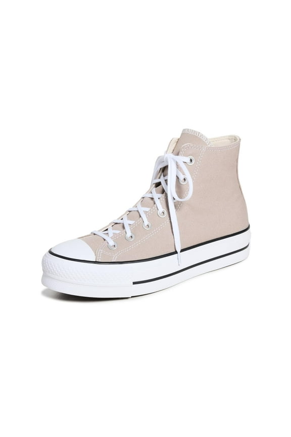 Women's Chuck Taylor All Star Lift Platforms, Wonder Stone/White/Black, 11 Medium US