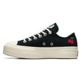 thumbnail image 1 of Converse Women's Chuck Taylor All Star Lift Sneakers, Black/Egret/Red, 5 Medium US, 1 of 7