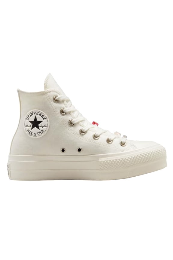 Women's Chuck Taylor All Star Lift Sneakers, DIY Beads Size 9.5 Medium US