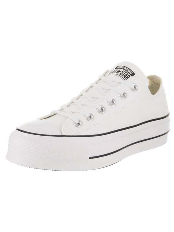 Women's Chuck Taylor All Star Lift Sneakers, White/Black/White, 6.5 Medium US