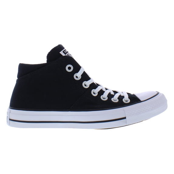 Converse Chuck Taylor All Star Madison Mid Womens Shoes Size 8, Color: Black/Black/White