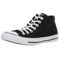 thumbnail image 1 of Women's Converse Chuck Taylor All Star Madison Mid Sneakers Color: Black White Size: 7.5, 1 of 4