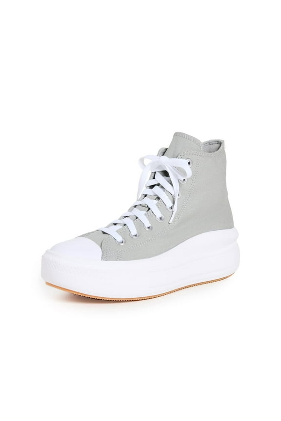 Women's Chuck Taylor All Star Move Platform Hi Sneakers, Slate Sage/White/White, 5 Medium US