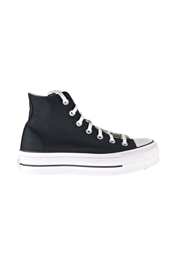 Women's Chuck Taylor All Star Platform High Top Sneaker, Black/White 5