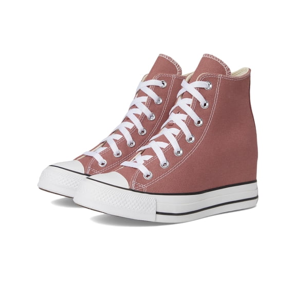 Converse Women's Chuck Taylor All Star Wedge Sneaker, Light Saddle/White/Black, 10