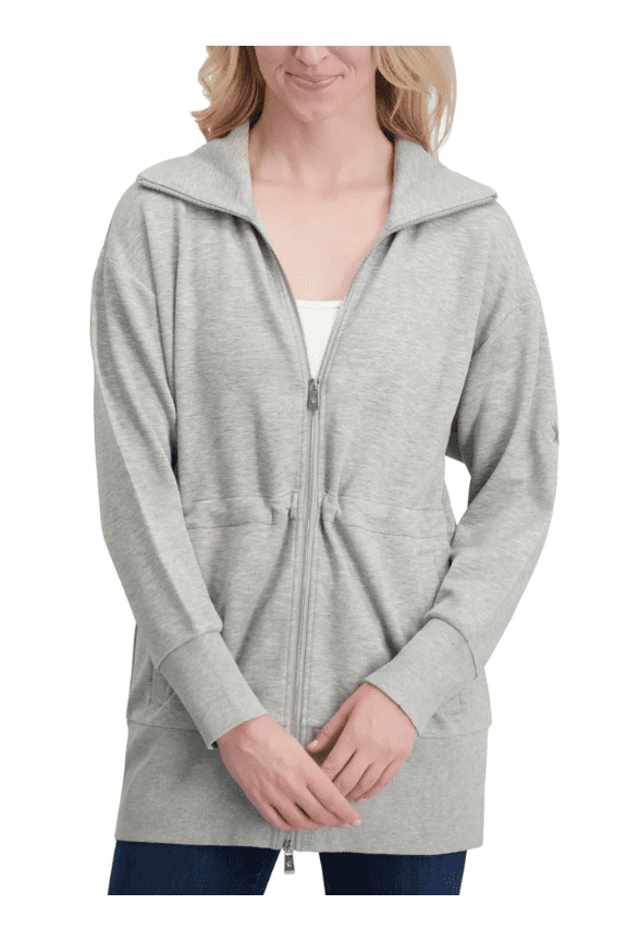 Women's Full-Zip Jacket Gray XXL