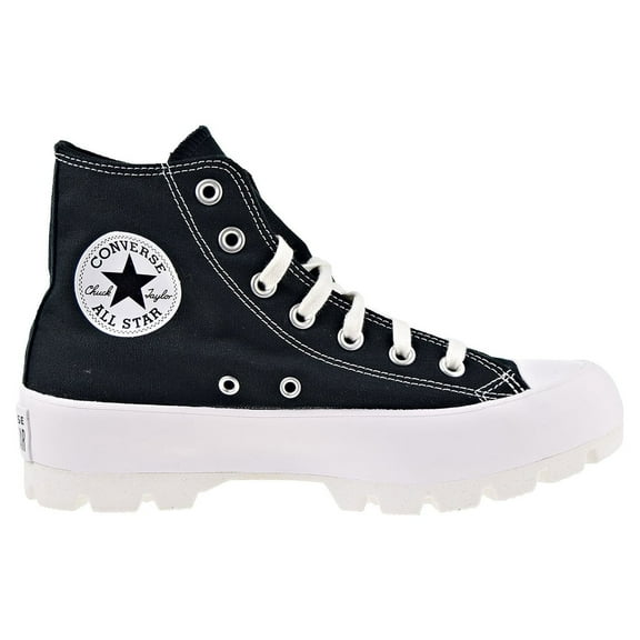 Converse Women's Hi-Top Trainers SneakerBlack White Black7.5