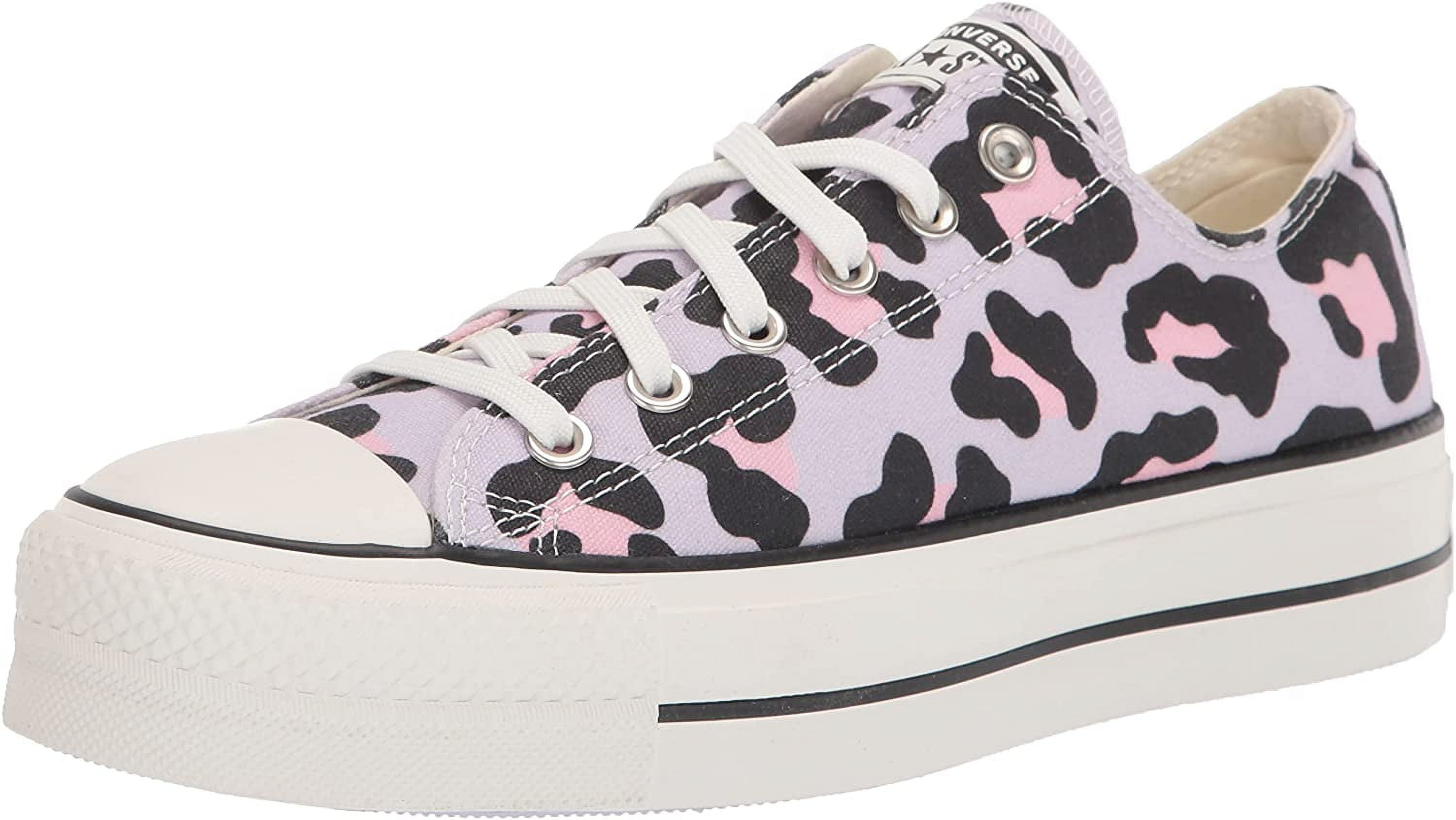 Converse Women s Lift Chuck Taylor All Star Platform Low Top Canvas Sneakers Leopard Print 6 Walmart