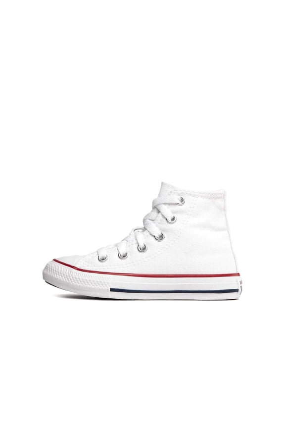 chuck taylor all star high top shoe, optical white, 5 m us