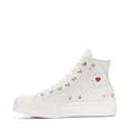 thumbnail image 1 of Converse Womens' Chuck Taylor All Star Hi Top Lift Platform Sneakers, Heart Egret/Fever Dream/Egret, Size 6.5, 1 of 5