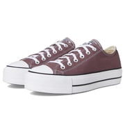 Converse Womens Chuck Taylor All Star Low-Top Lift Platform Sneaker Trail Mixed/Natural Ivory/Black 9 Medium