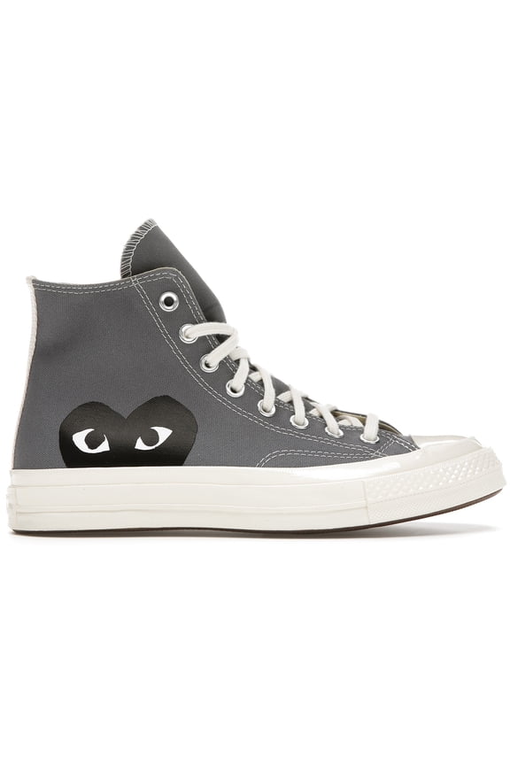 unisex Chuck Taylor All Star 70 Hi Comme des Garcons PLAY Grey Casual Shoe