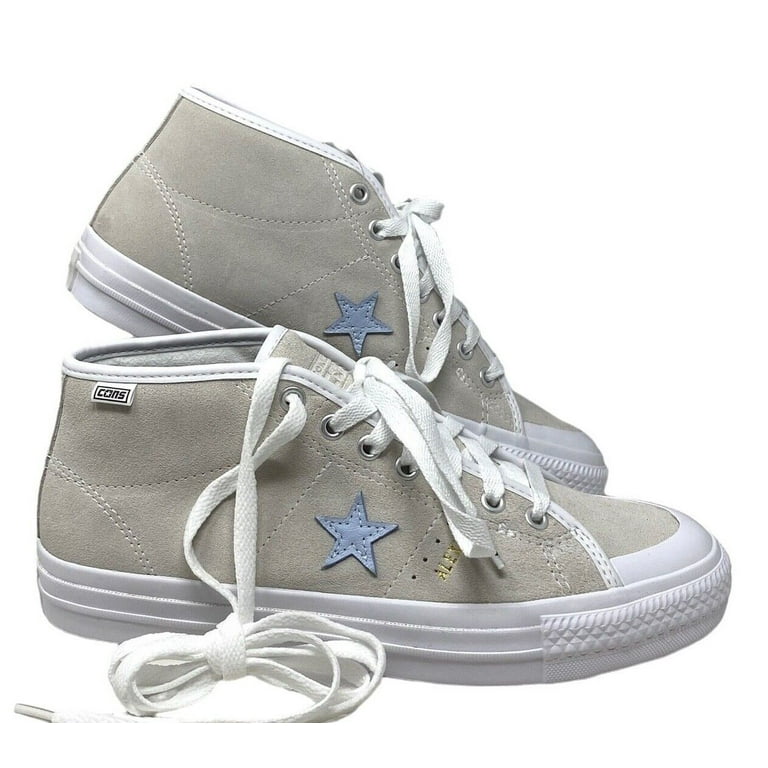 Converse x Alexis Sablone One Star Cons Pro Mid Shoes Suede White 171326C