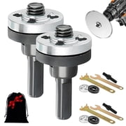 Conversion Angle Grinder Adapter, Drill to Angle Grinder Arbor Mandrel Adaptor Kit with Grinder Flange Nuts and Spanner Wrench, Angle Grinder Conversion Attachment 2 pcs