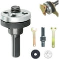 thumbnail image 1 of Conversion Angle Grinding Adapter Connecting Rod Kit for Electric Drill, 10mm Adjustable Angle Grinder Adapter, Drill Cutting Conversion Rod with Spanner for Cutting Disc, Polish Disc (10mm), 1 of 10