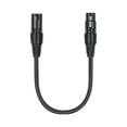 Conversion Cable 3 Pin Male to 5 Pin Female for Professional Sound