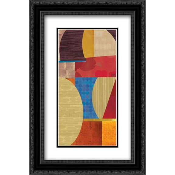 Conversion II 2x Matted 16x24 Black Ornate Framed Art Print by PI Studio