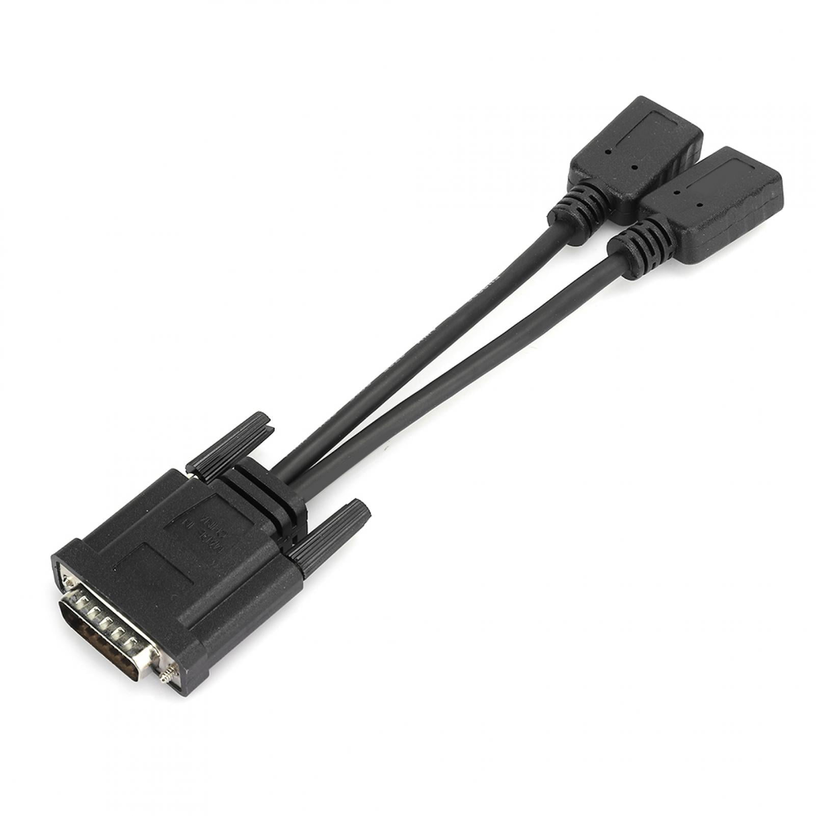 Conversion Line, 15cm/5.9in Dual Monitor Cable, For Computer PC Laptop