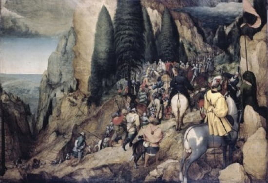 The Conversion of Saint Paul 1567 Pieter Bruegel the Elder (ca1525-1569Flemish) Oil on Wood Panel Kunsthistorisches Museum Vienna Austria Canvas Art - Pieter Bruegel (24 x 36)