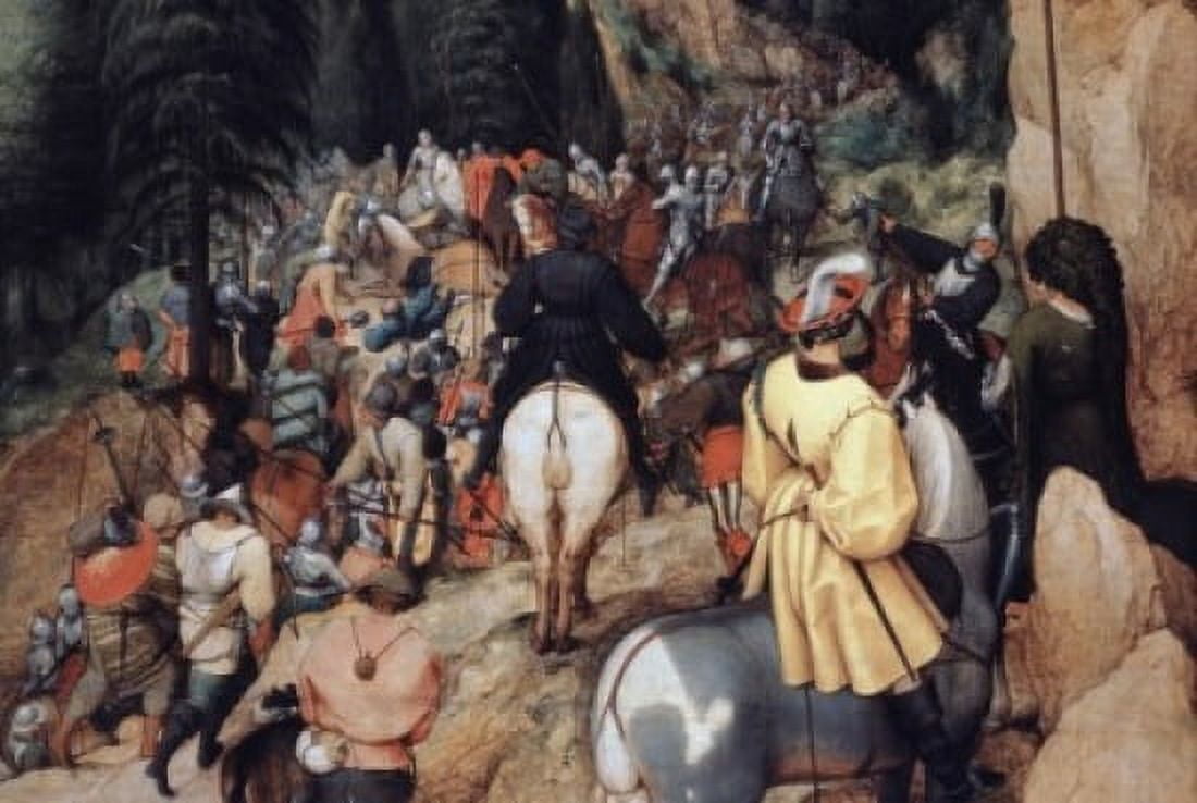 The Conversion Of Saint Paul (Detail) SD1567 Pieter Bruegel the Elder (ca1525-1569 Flemish) Oil On Wood Panel Kunsthistorisches Museum Vienna Austria Canvas Art - Pieter Bruegel (18 x 24)