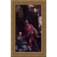 thumbnail image 1 of Conversion of St Pantaleon 24x16 Gold Ornate Wood Framed Canvas Art by Paolo Veronese, 1 of 2