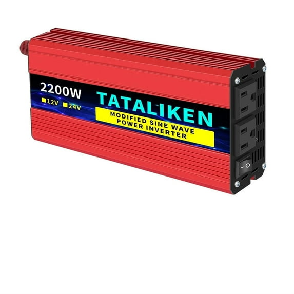 Converter DC 12V/24V To AC 4000W Modified Sine Wave Inverter 60HZ with LED Display Transformer High Power Voltage ,Protect Your Appliances