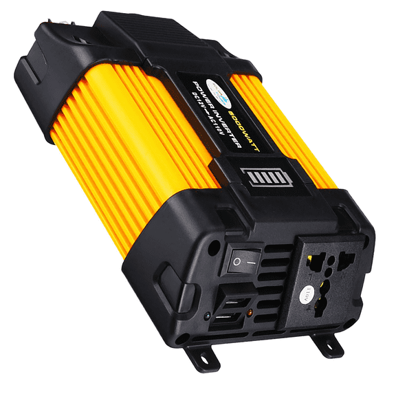 Converter Generator, DFITO 500W Power Inverter DC 12V to 110V AC Car Charger Converter Ports Car Adapter