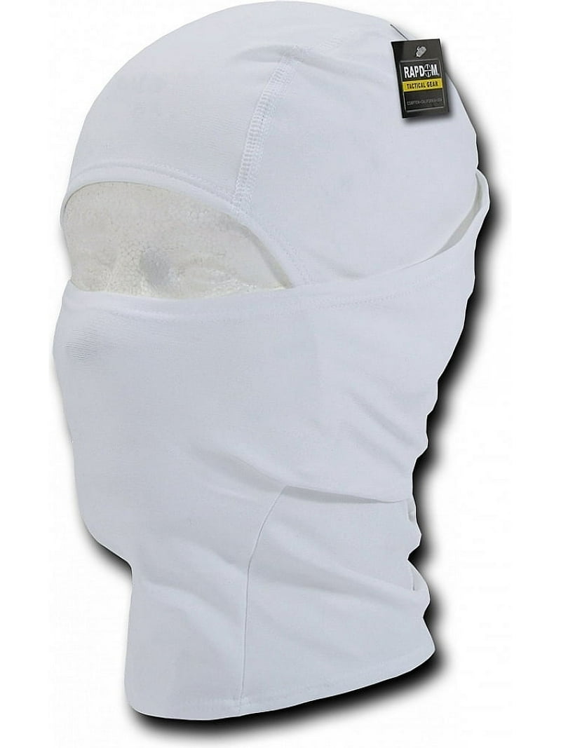 RapDom Convertible Balaclava Mens Face Mask [White] - Walmart.com